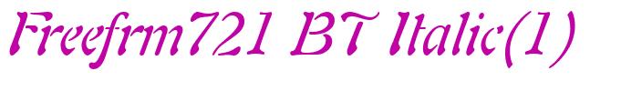 Freefrm721 BT Italic(1)